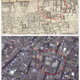 Simms Map (top) and Google Maps image (bottom) of Colootolla Jews Cemetery